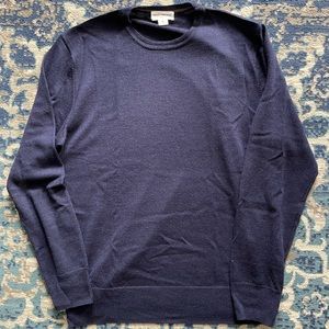 Spier & Mackay 100% Merino Wool Navy Sweater L
